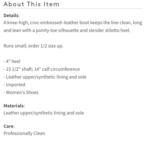 Vince Camuto kervana Croc Knee High Boot Bullseye - Picture 16 of 16